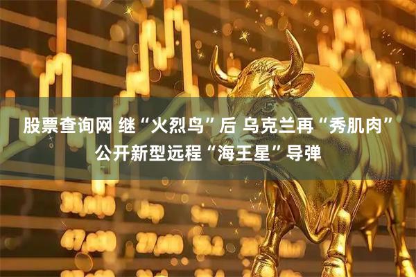 股票查询网 继“火烈鸟”后 乌克兰再“秀肌肉”公开新型远程“海王星”导弹